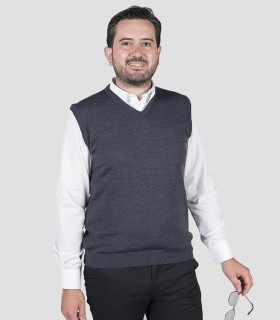 Chaleco camarero Gris marengo
