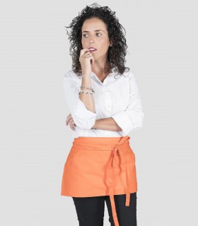 Delantal camarero con bolsillo Naranja