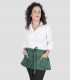 Delantal camarero con bolsillo Verde Botella