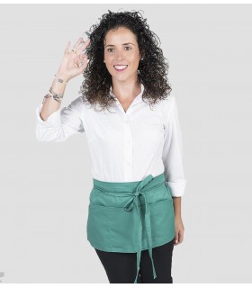 Delantal camarero con bolsillo Verde