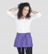 Delantal camarero con bolsillo Morado