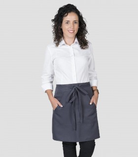 Delantal camarero con bolsillo Gris marengo