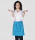 Delantal camarero con bolsillo Turquesa