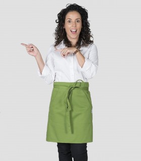 Delantal camarero con bolsillo Verde oliva