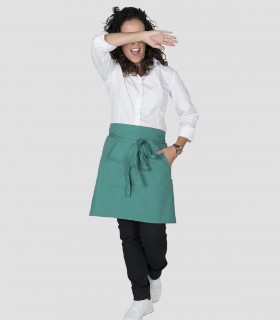 Delantal camarero con bolsillo Verde