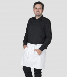 Delantal camarero con bolsillo Blanco