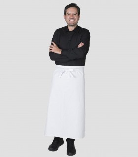 Delantal Francés sin bolsillo Blanco