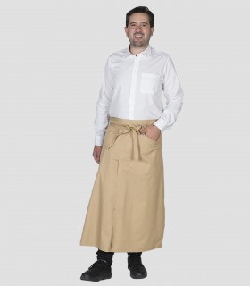 Delantal Francés camarero Crema