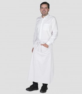 Delantal Francés camarero Blanco