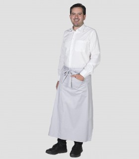 Delantal Francés camarero Gris perla