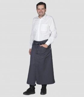 Delantal Francés camarero Gris marengo