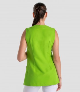 Casaca Microfibra sin mangas Pistacho