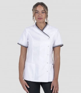 Casaca sanitaria mujer Vivo Gris