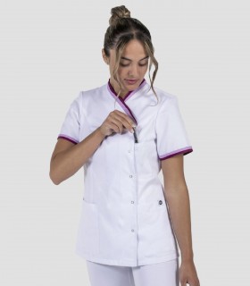 Casaca sanitaria mujer Vivo Morado