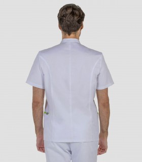 Casaca sanitaria cuello mao Vivo Pistacho