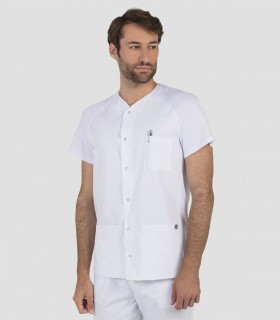 Casaca sanitaria Pespunte Blanco