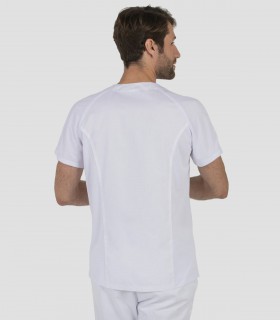 Casaca sanitaria Pespunte Blanco