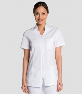 Casaca sanitaria mujer Cremallera Blanca