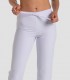 Pantalón sanitario mujer Microfibra Blanco
