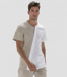 Casaca sanitaria Asimétrica Beige