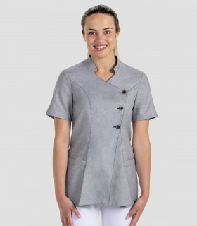 Casaca sanitaria mujer Asia Gris