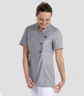 Casaca sanitaria mujer Asia Gris