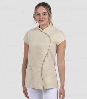 Casaca sanitaria mujer Onda Beige