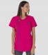 Casaca sanitaria mujer Microfibra Fucsia tapeta