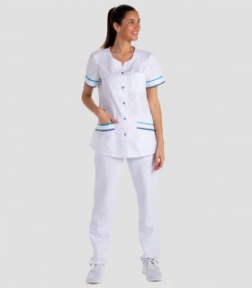 Casaca sanitaria mujer Vivos Azul