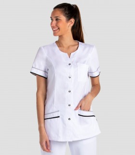 Casaca sanitaria mujer Vivos Negro