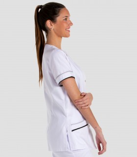 Casaca sanitaria mujer Vivos Negro