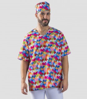 Casaca sanitaria Cuore Multicolor by Agatha Ruiz de la Prada