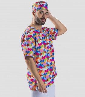 Casaca sanitaria Cuore Multicolor by Agatha Ruiz de la Prada