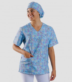 Casaca sanitaria Pinceladas by Agatha Ruiz de la Prada