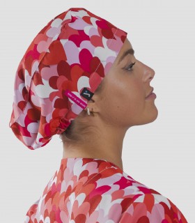 Gorro sanitario Microfibra Cuore Rojo by Agatha Ruiz de la Prada