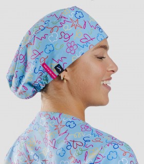 Gorro sanitario Microfibra Cuore Pinceladas by Agatha Ruiz de la Prada