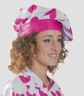 Gorro Gran Chef Cuore Rosa by Agatha Ruiz de la Prada