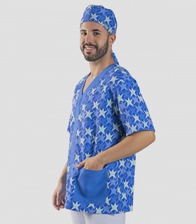 Casaca sanitaria Cometa Azul by Agatha Ruiz de la Prada