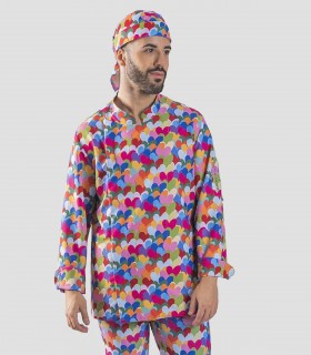 Chaqueta cocina unisex Heart Algodón by Agatha Ruiz de la Prada