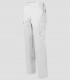 Pantalón de trabajo multibolsillos elástico Blanco
