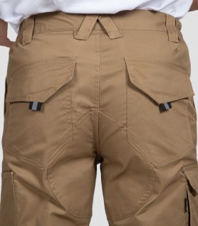 Pantalón de trabajo multibolsillos elástico reforzado beige
