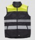 Chaleco Workshell Alta visibilidad Negro y Amarillo
