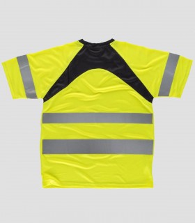 Camiseta de trabajo Negro y Amarillo - Alta visibilidad