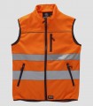Chaleco Workshell Alta visibilidad Naranja
