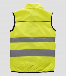 Chaleco Workshell Alta visibilidad Amarillo