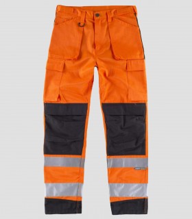 Pantalón Alta visibilidad Negro y Naranja