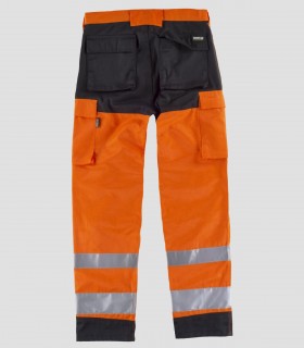 Pantalón Alta visibilidad Negro y Naranja