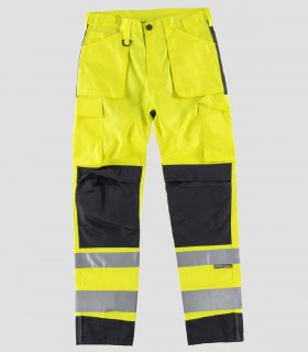 Pantalón Alta visibilidad Negro y Amarillo