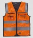 Chaleco multibolsillos Alta visibilidad Naranja