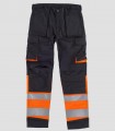 Pantalón Alta visibilidad Negro y Naranja